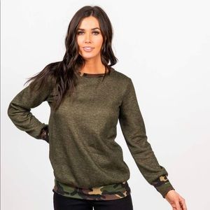 Agnes & Dora Sweatshirt Camo